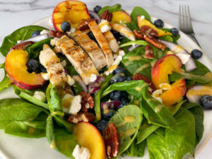 Grilled Peach Summer Salad