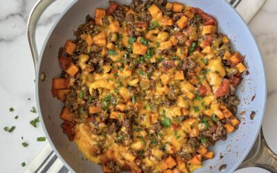 One Pan Southwest Beef & Sweet Potato Skillet