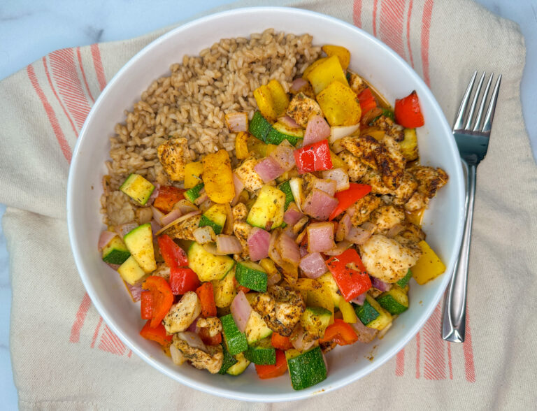 Air Fryer Chicken & Veggies